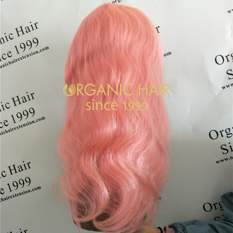 Wholesale glueless human hair full lace wig with baby hair X48